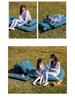 Universal Inflatable Car Bed - Rear Seat Flocking Sleep Pad with Cartoon Design