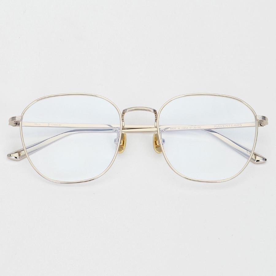 Leibeuntieolseu Movie Metal Eyeglass Frames Light Gold Col.2