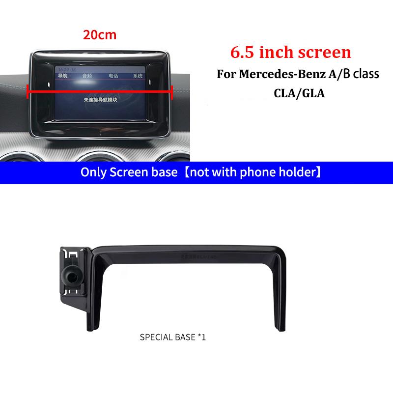 For Mercedes-Benz Car Mobile Phone Holder A B Class W242 W246 2013-2019 GLA CLA Screen Fixed Wireless Charger Cell Phone Holder