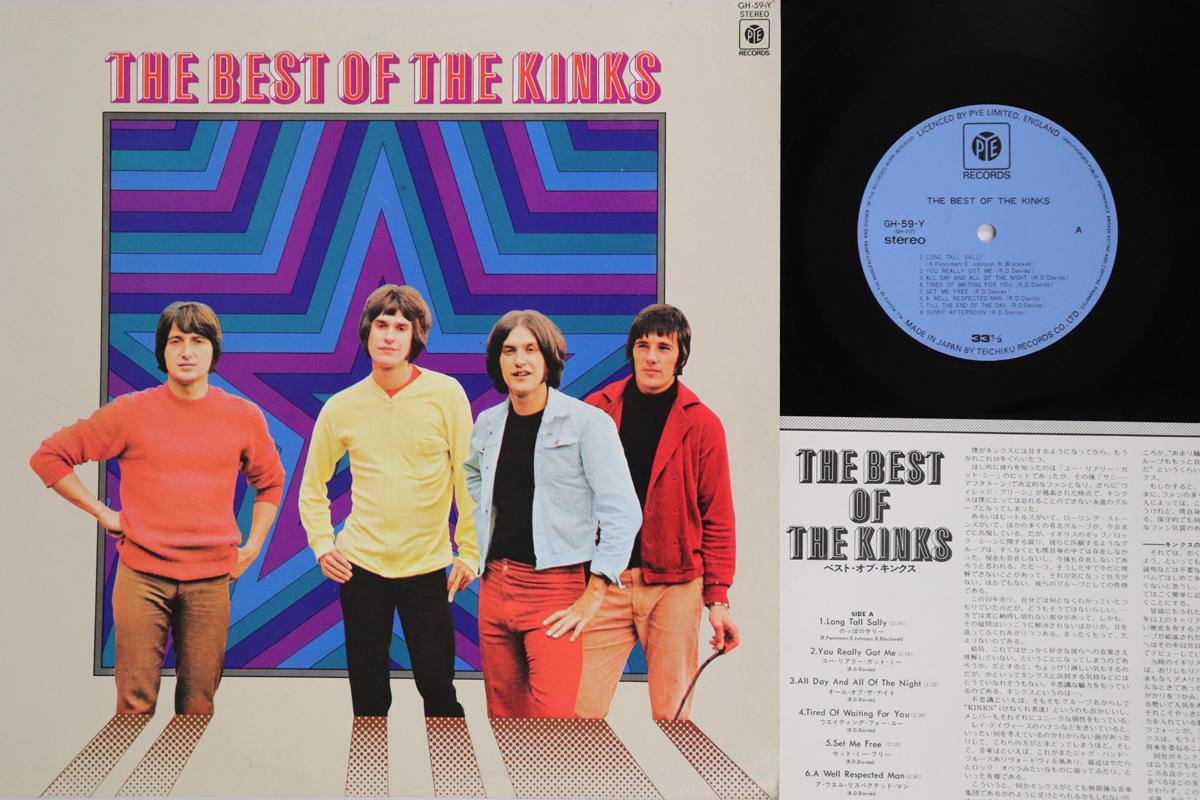 

LP Record KINKS Best Of The Kinks GH59Y PYE 1975 Japan Rock Used