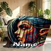 Custom Name Personalized Jinx Print Blanket, Home Decor, Bedroom, Sofa, Camping, Couch, Gifts for Birthday ChristmasEnthusiasts