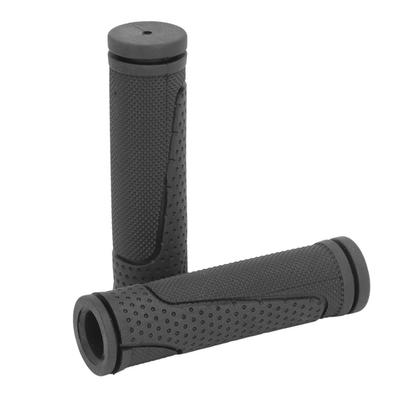 One Pair Bike Handle Grips Ergonomic Anti Slip Universal Rubber Shock Absorption Bike Grips Replacement for Mountain Bikes