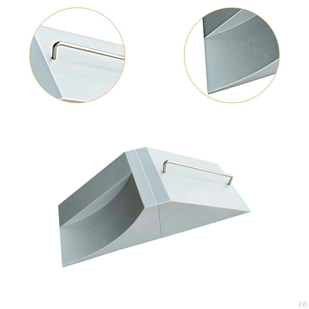 Finger Skateboard Ramp Gifts Gray Accessories Toy Versatile Training Props Skill Development