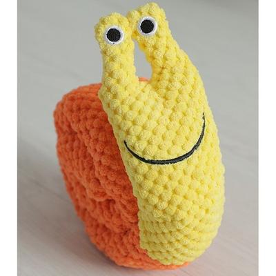From Dorothy Puppy Nosework Toy Stuffed Snail, 1 Piece, Yellow