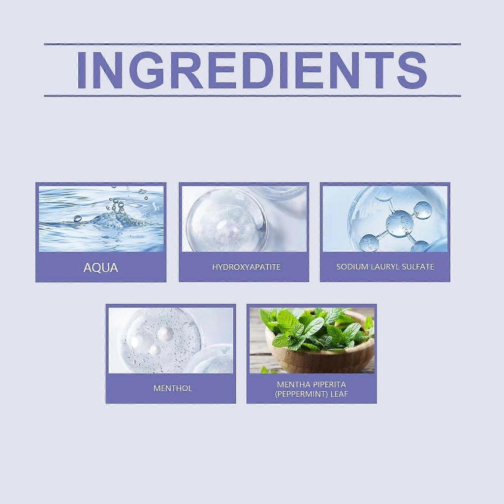 Oralhoe Cleansing Mousse Toothpaste Gentle Cleaning, Protects Oral Health, Portable Fresh Breath Toothpaste