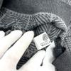 Fendi Zucca General Pattern Knit Apparel Tops Long Sleeve Sweater Wool Gray