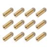 12Pcs Standoff Screws Stainless Steel Electroplated Brushed Gold Advertising Nails for Acrylic