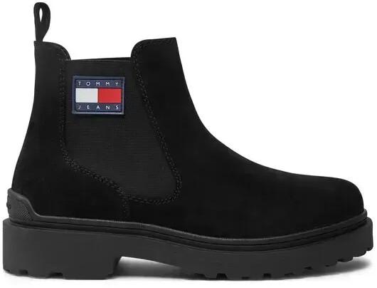 Ботинки Tommy Hilfiger EM0EM01468 черного цвета