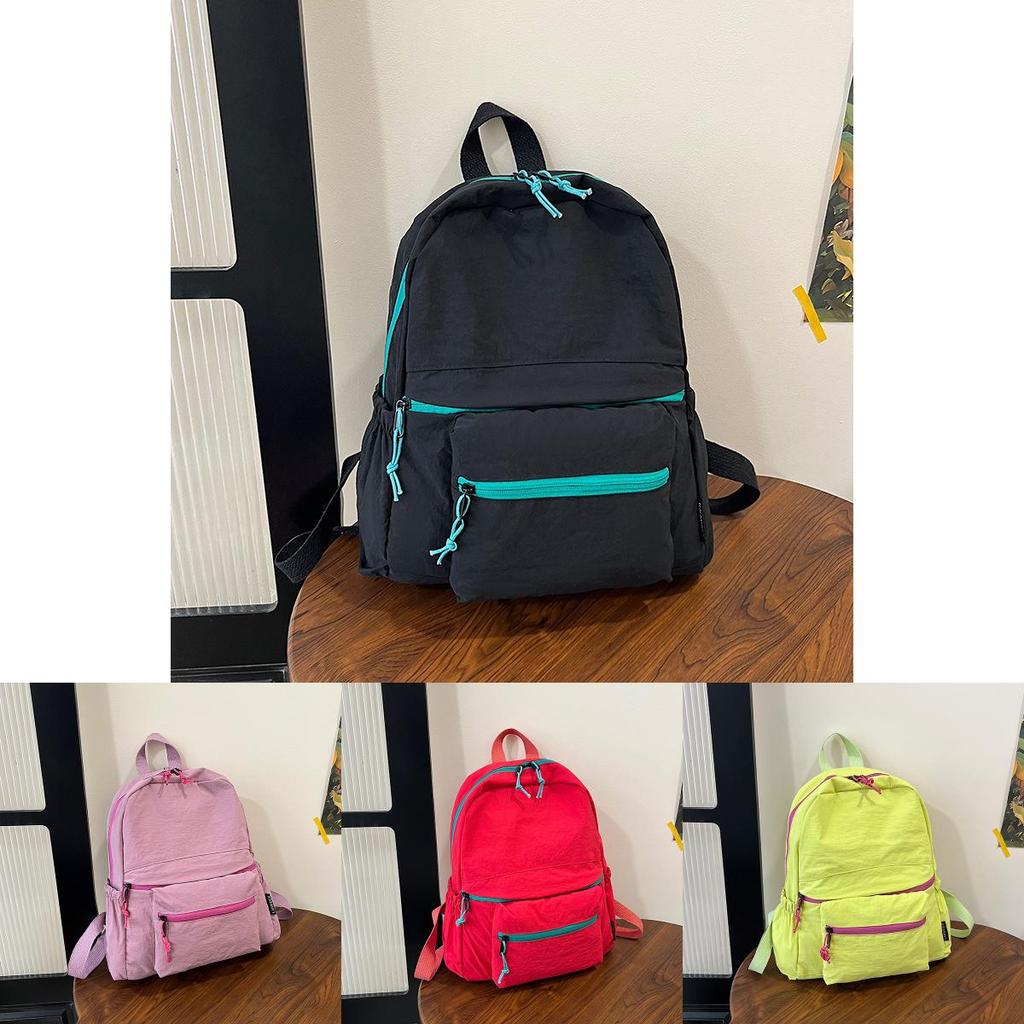 Minimalistischer Tagesrucksack für Studenten mit atmungsaktivem Material und Reißverschluss für den urbanen Pendelverkehr