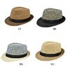 Straw Beach Hat Straw Fedora Hat Straw British Style Panama Hat Straw Panama