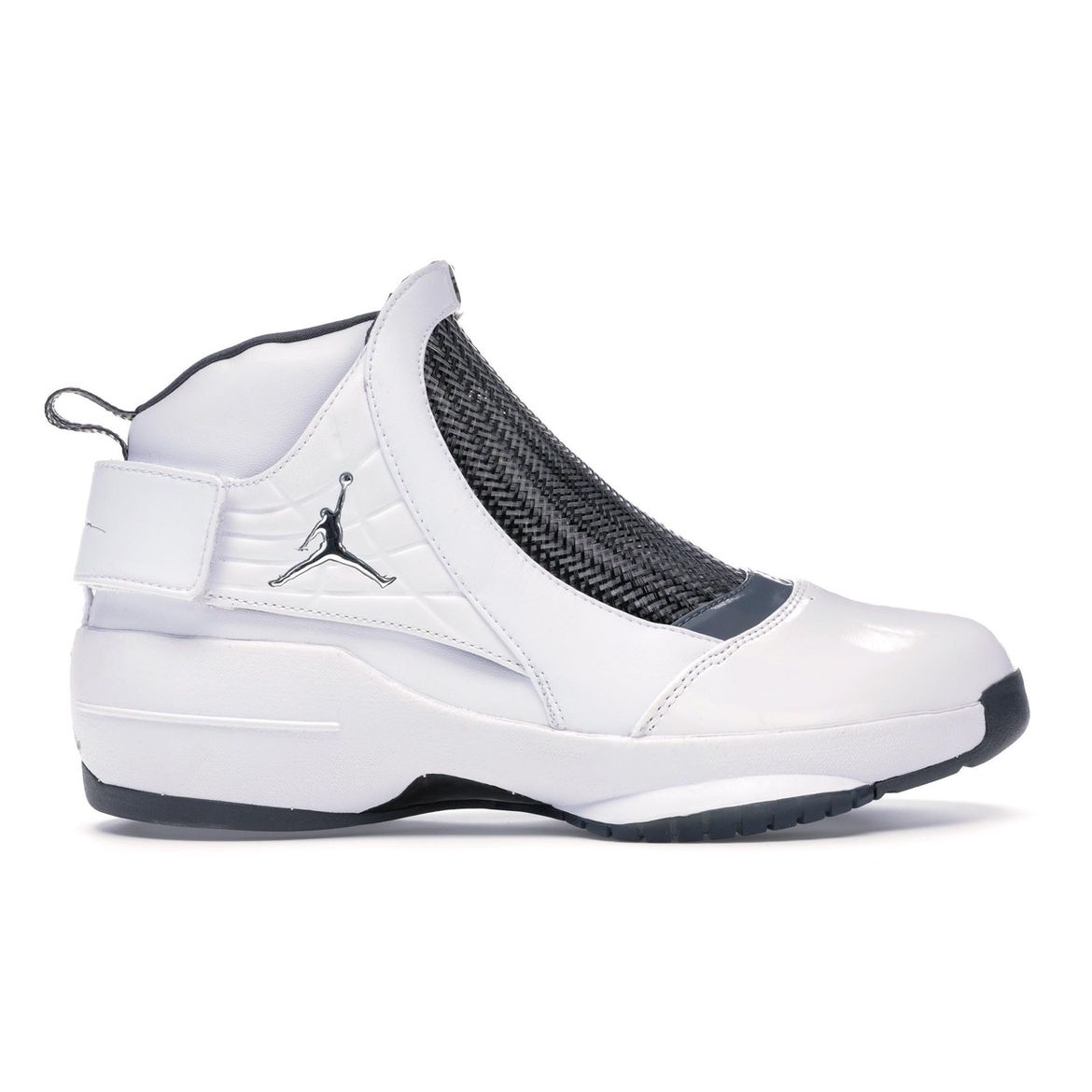 

Air Jordan 19 Retro Flint 2019 Мужские кроссовки White Chrome Flint-Grey AQ9213-100