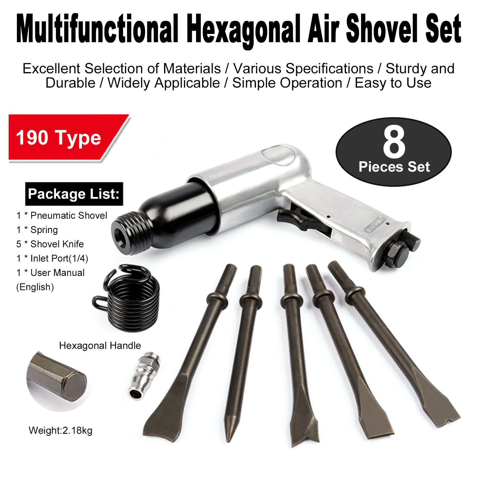 

Pneumatic Shovel Industrial Pneumatic Chisel Straight Type Handle Air Chisel Pneumatic Hammer Shovel Tool with Scraper