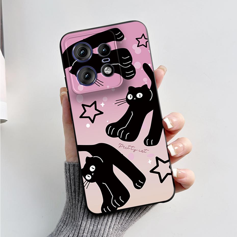 For Motorola Edge 50 Pro Ultra Fusion Case Stylish Pattern Soft Silicone Back Cover for Moto Edge 50 Pro Ultra Fusion Capa Funda