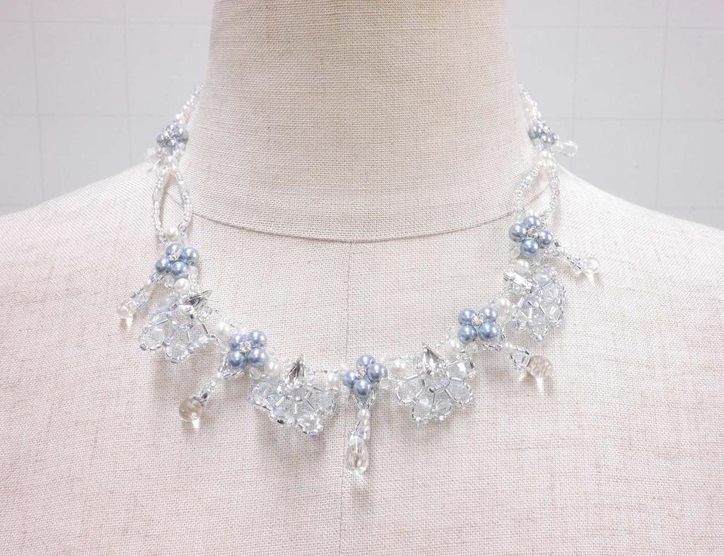 MIYUKI Bead Kit Party Accessories Necklace and Earrings Blue Star BFK-411