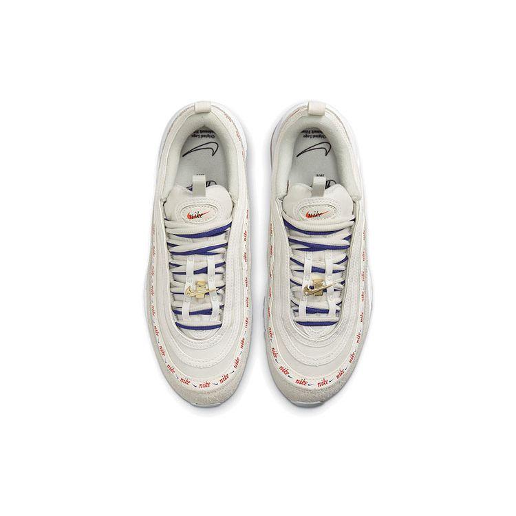 Nike  Air Max 97 SE First Use Women Sneakers Cream Light-Bone Deep-Royal-Blue DC4013-001