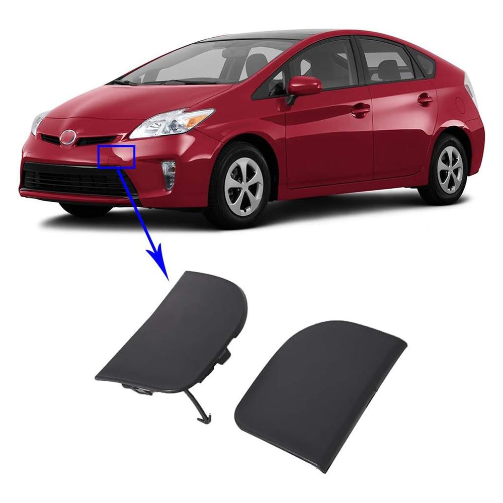2PCS Front Bumper Tow Eye Hook Cover Cap FOR TOYOTA Prius 2012-2015