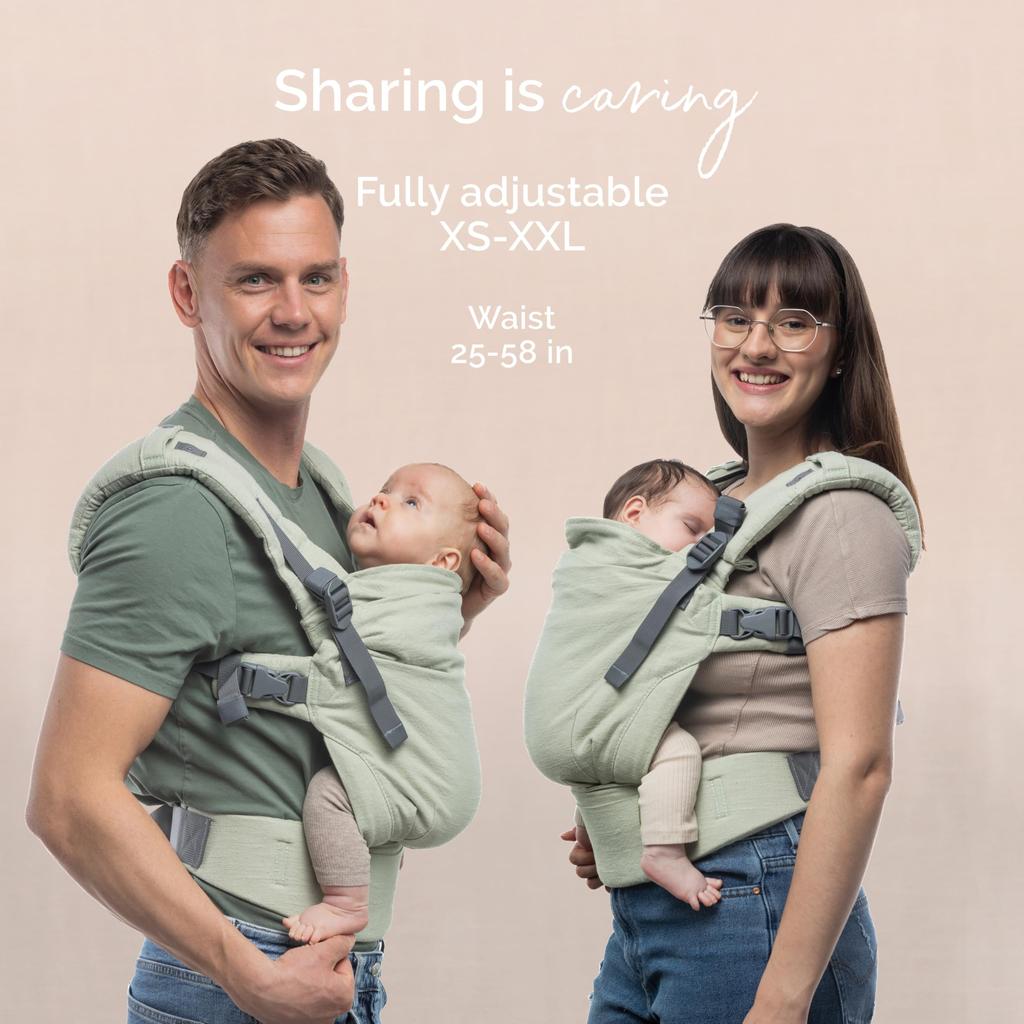 Boba X Ergonomic Baby Carrier Adjustable Infant Carrier for Newborns to Front and Backpack with Adjustable Padded Straps - Toddlers, Style,