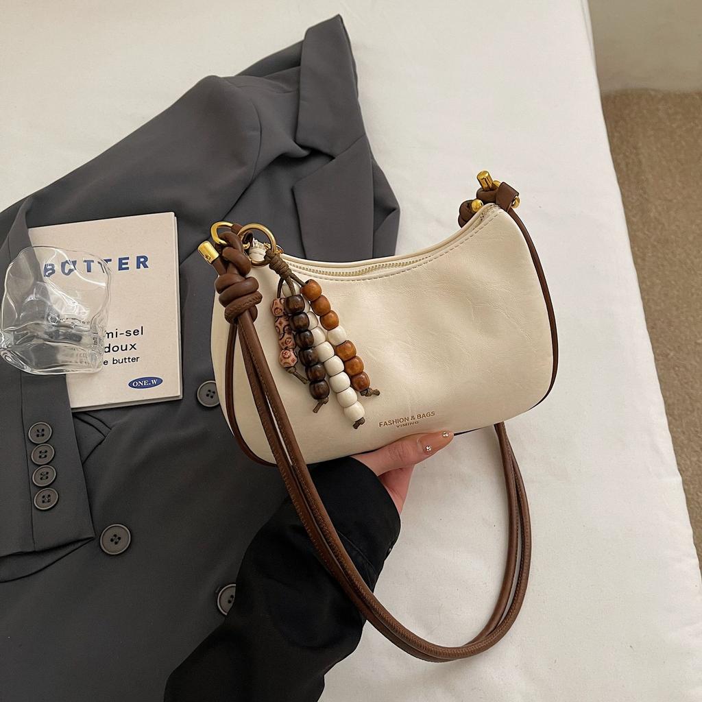 Fashionable and Versatile Women's Crossbody Bag, Single-shoulder Armpit Small Square Bag
