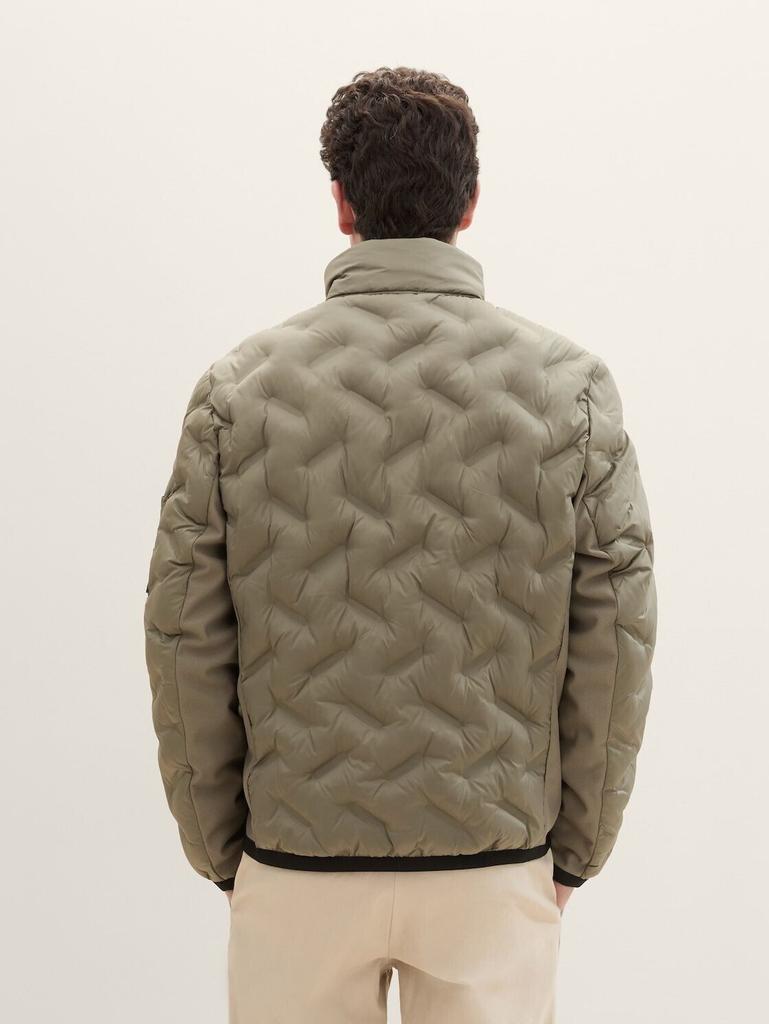 Демисезонная куртка Tom Tailor Hybrid Jacke mit Kapuze (1041309) smokey olive green