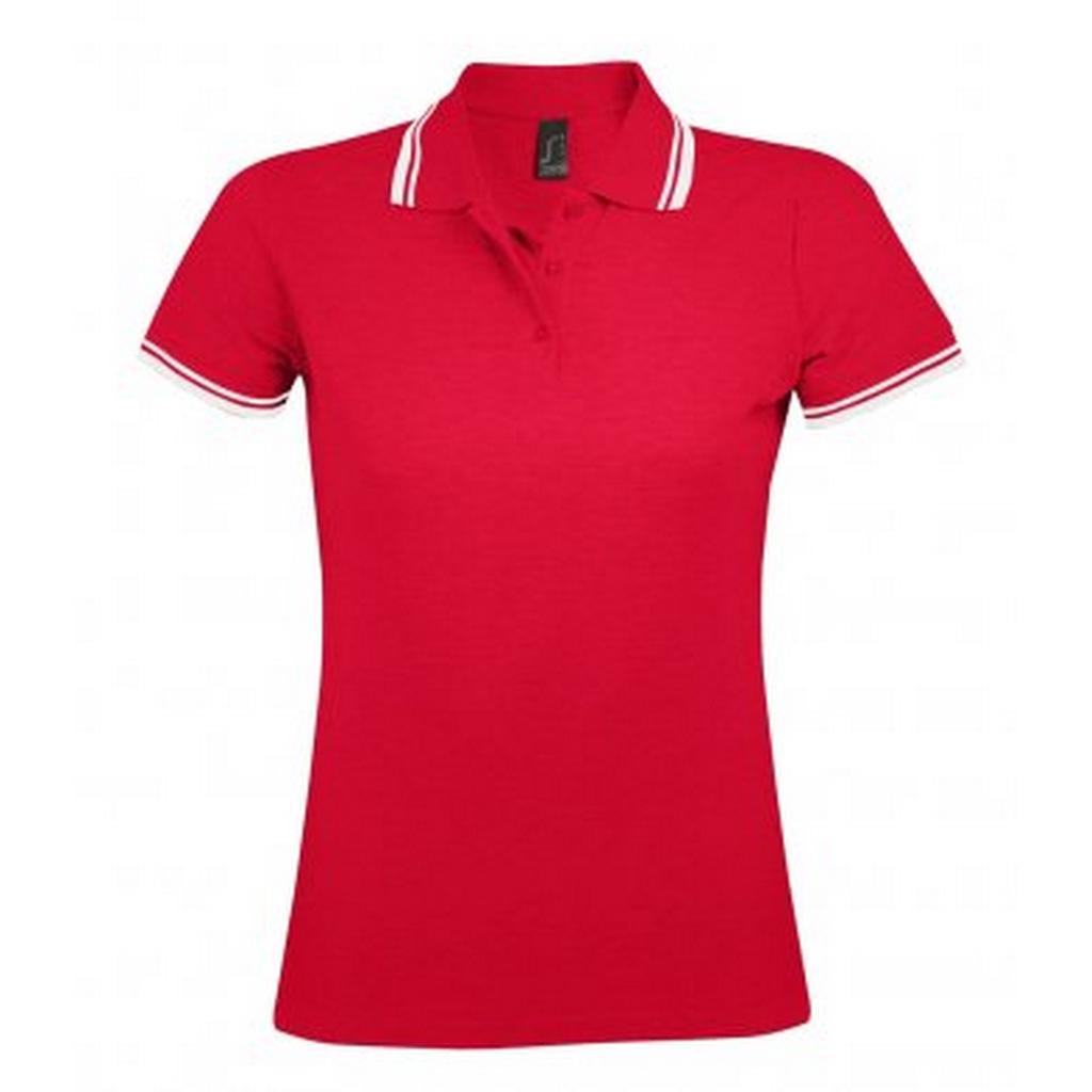 SOLS Dámská/Dámská pique polokošile Pasadena s krátkým rukávem