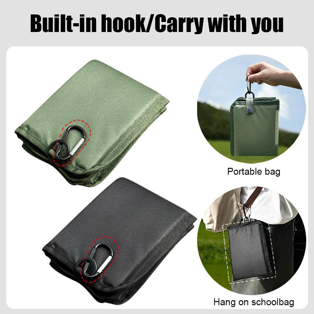 Outdoor Picnic Camping Mat Foldable Rainproof Sit Pad Waterproof Thickened Beach Seat Cushion Hiking Sitting Pads with Buckle