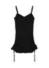 Aejeuon Blossom Mini Dress / Black