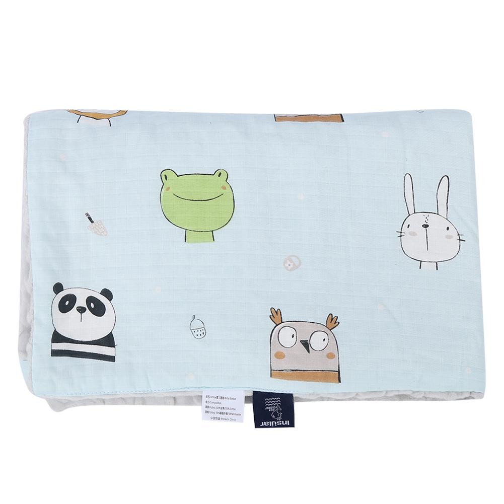 Newborn Cartoon Baby Blanket Soft Swaddle Wrap Warm Stroller Sleep Cover Kid Bedding Set#2 96 x 75cm