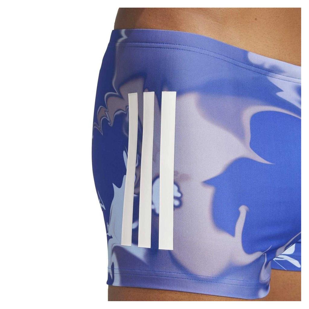 adidas Mens Graphic Print Snug Fit Swimming Trunks