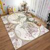 Vintage World Map Art Carpet Suitable As a Non-slip Mat for the Living Room or Bedroom Sofa