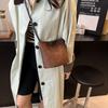 Fashiable Leopard Print Crossbody Bags for Women High End Commuter Retro Faux Suede Bucket Bag Trend Casual Shoulder Bags