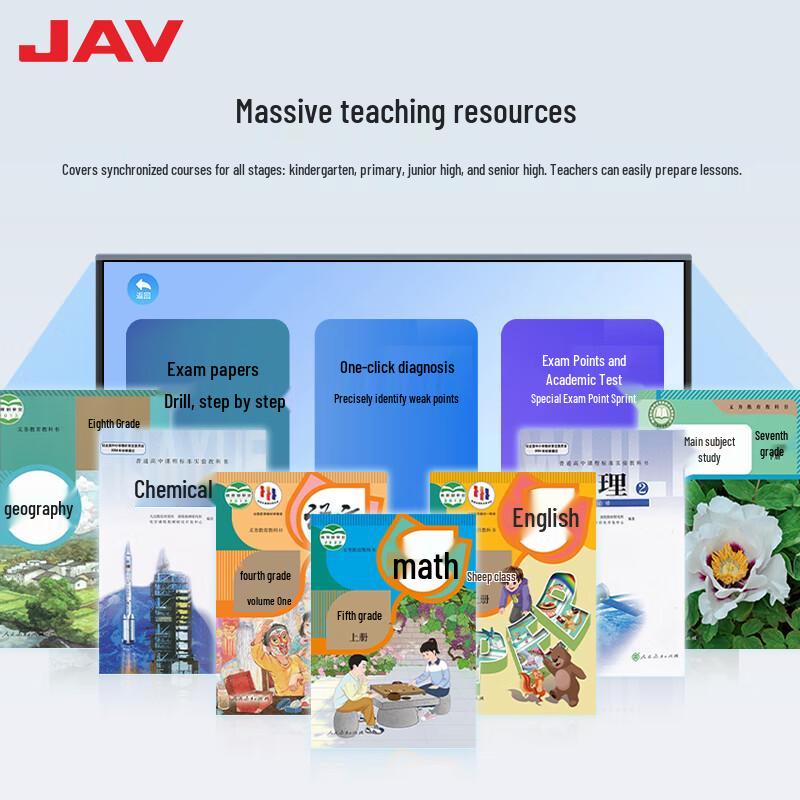 JAV 55-inch AI Interactive Flat Panel Display (CN version)