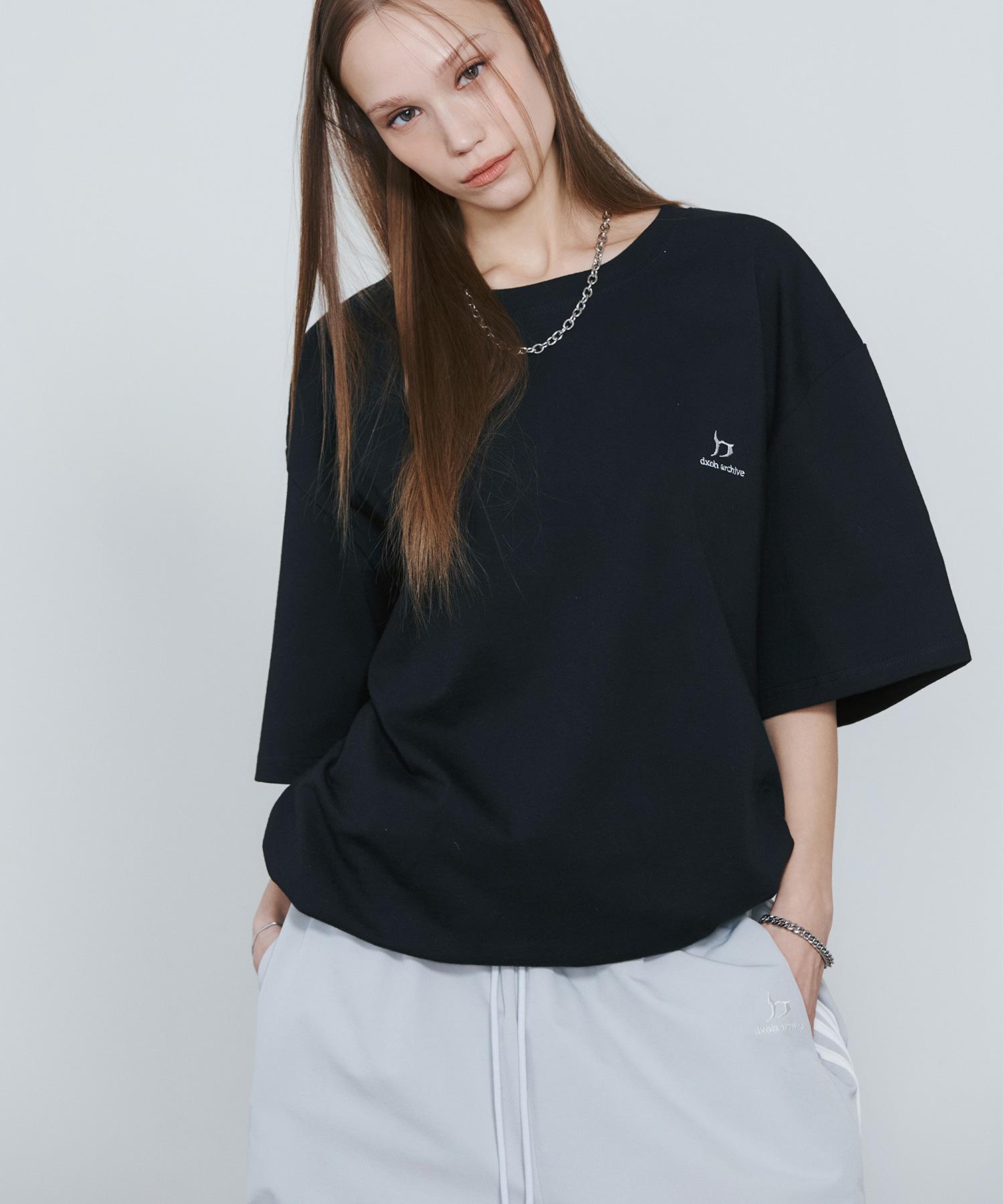 D So H New Logo Oversized T-Shirt Black (2)