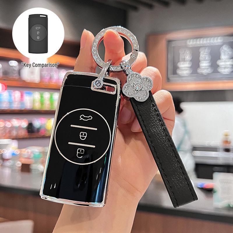 Compatible Chery Car Key Cover for Tiggo 7 and Xingtu TX Models - Simple Design for Men and Women