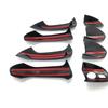 Carbon Look Exterior Door Handle Cover Trim for W204 C300 C350 C250 C63 AMG