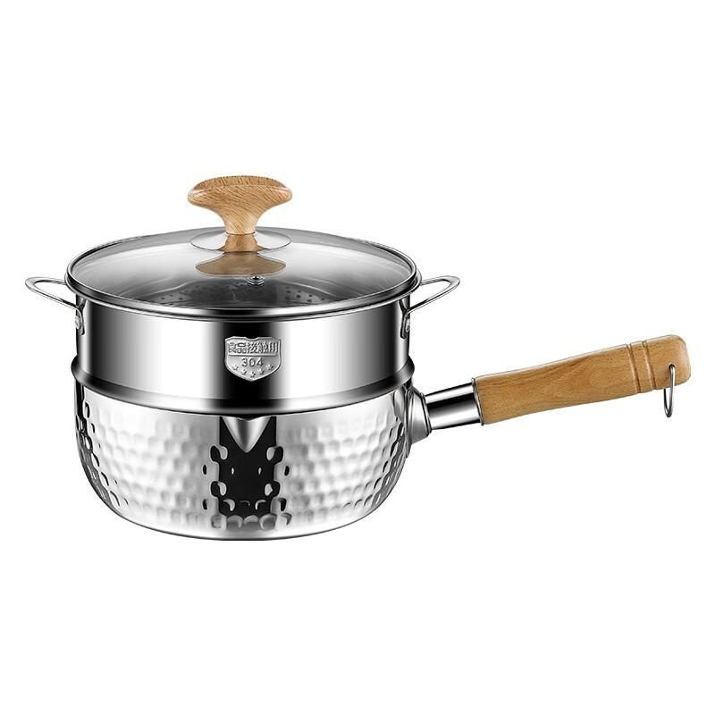 316 Stainless Steel Wooden Handle Yukihira Milk Pot
