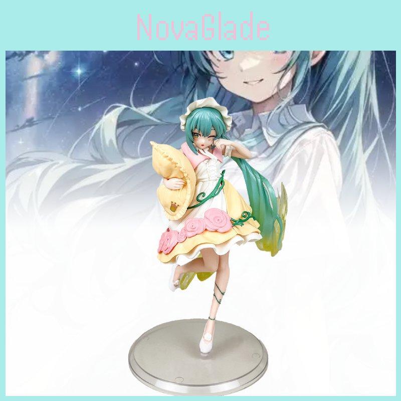 Adorable Hatsune Miku Fairy Tale Wonderland Plush Pillow Pvc Figure Collectible Model