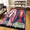 The Quintessential Quintuplets Carpet Rug For Living Room Bedroom Home Sofa Decoration Kids Play Nonslip Floor Mat