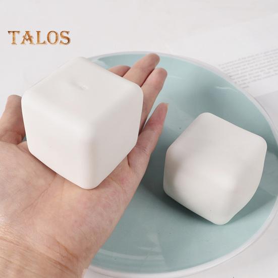 Decompression Toy Squeeze Tofu Slow Rebound Fidget Tofu Toy No Deformation Portable Stress Relief Fun Realistic Tofu Toy for Kids Adults