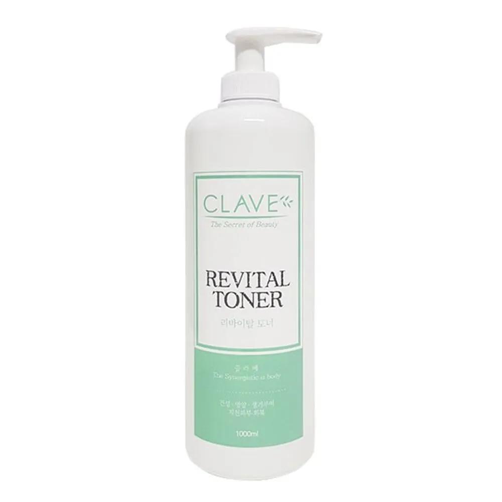 [REDI] Clave Revital Toner 1000ml 1 Bottle Skin Soothing & Moisturizing Large Capacity Skin Care