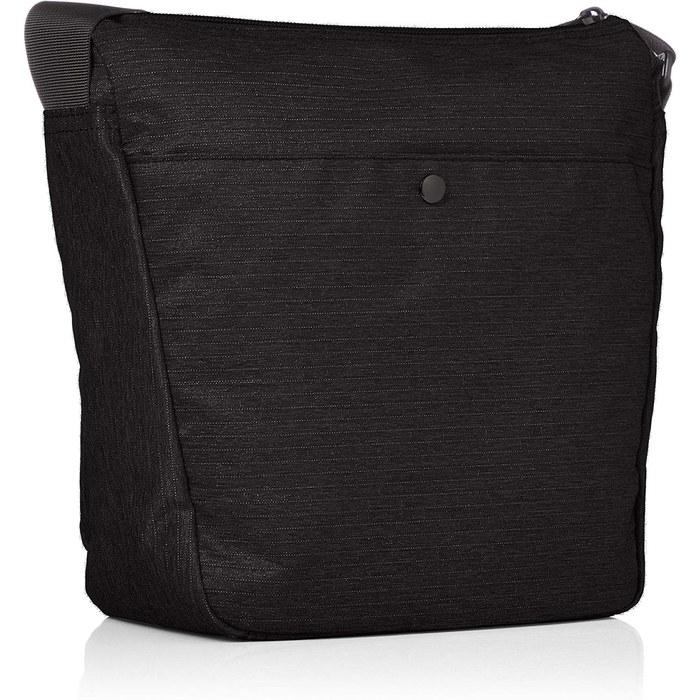 TRACK Shoulder Bag A5 Water-Resistant Multi-Compartment Black Free Size
