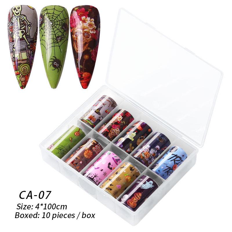 Nail Halloween Nail Art Star Sticker Set Nail Sticker Transfer Paper Christmas Nail Sticker