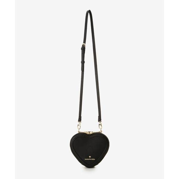 Shoulder Bag Mini Heart Motif Bag Beige [Samantha Vega] Women's