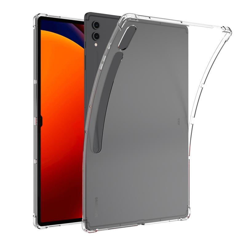 Pour Samsung Galaxy Tab S9 11 pouces Coque Transparente S9+ Plus 12.4 pouces S9 Ultra 14.6 pouces Housse Souple en TPU avec Airbag Funda 14.6 inch S9 Ultra