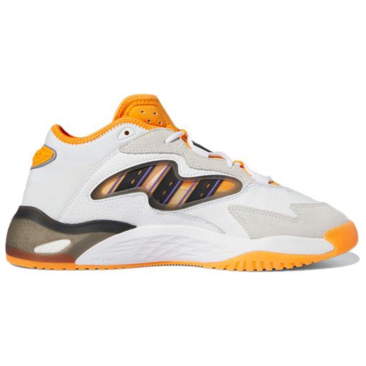 Adidas Originals Streetball 2.0 Fabric Leather Sports Comfortable Trendy Non-Slip Wear-Resistant Lightweight Mid-Top Casual Shoes GX0789