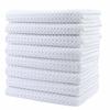 Torchons De Cuisine - Polyte - Ultra Premium - Microfibres Antimicrobiennes - 40x71 Cm - Blanc