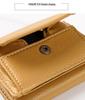 Korean Style Women's Short Tri-Fold Wallet: Large Capacity, Multi-Card Slot, Anti-Demagnetization.
