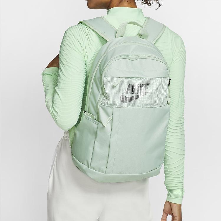 Nike ELEMENTAL Polyester Backpack Regular Unisex Light Mint Green Lightweight Casual BA5878-321