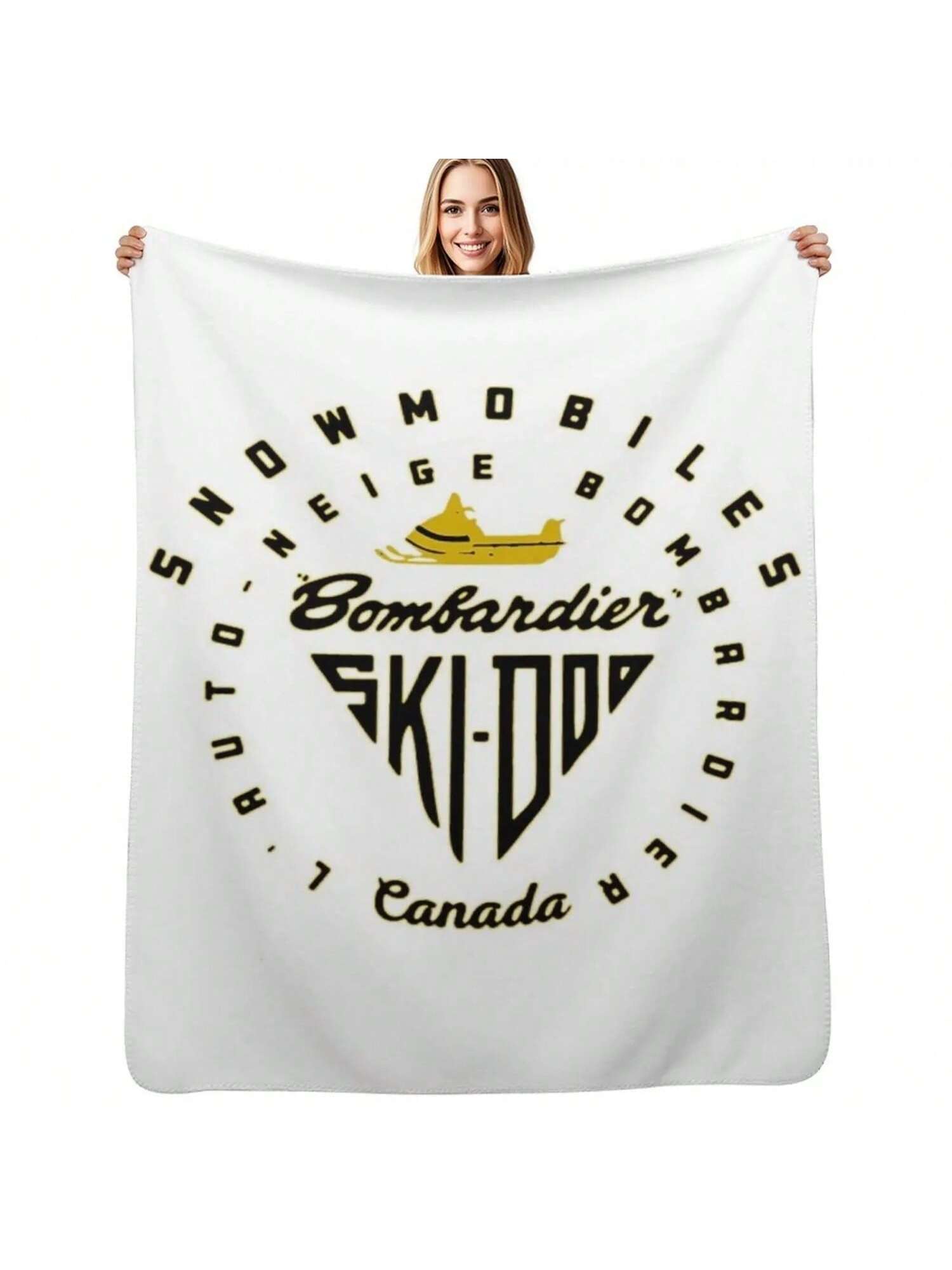 Ski Doo T-ShirtSki Doo Snowmobiles Canada Throw Blanket Giant Sofa  S Soft Beds Blanket S