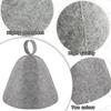 Felt Sauna Hat Sauna Hats Hair Turban  Thicken Wool Felt Shower Cap Dry Sauna Cap for Man Bathroom Accessories XYM005
