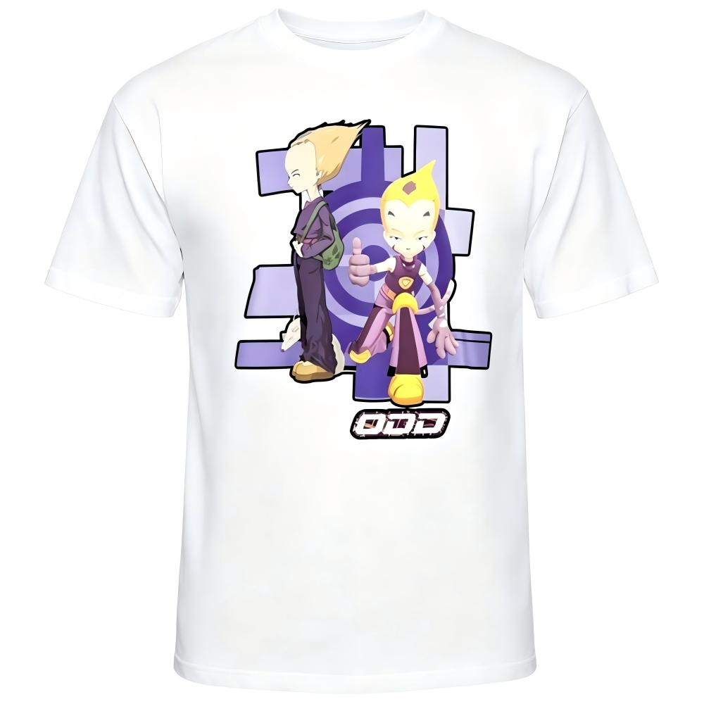 Code Lyoko Odd Della Robbia Retro Cartoon Graphic T-Shirt